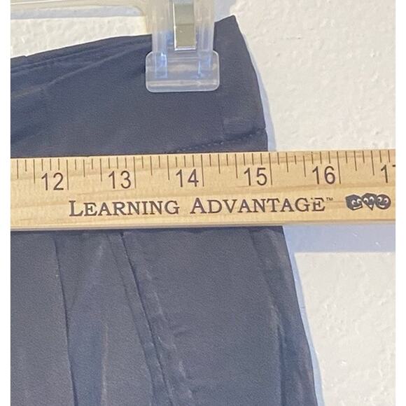 Gap Relaxed Satin Drapey Tapered Trousers Size 4 Tall 4T - Picture 10 of 11